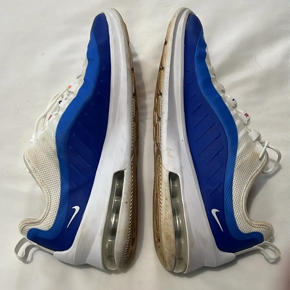 Air Max Axis White Racer Blue Sneakers